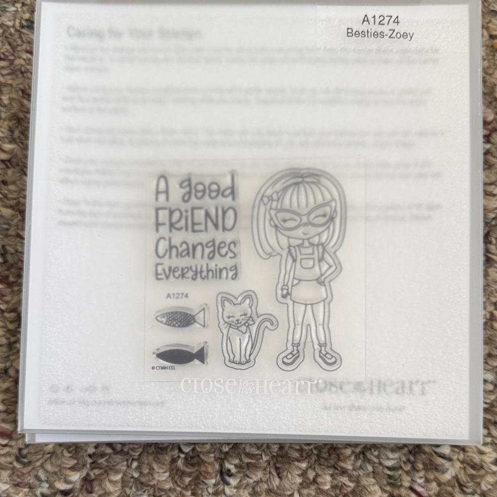 Close to My Heart Besties-Zoey Home Design Stamp Set